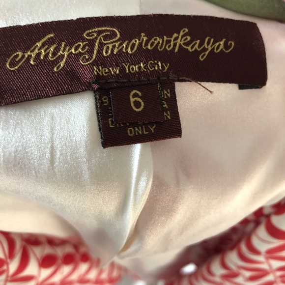 Anya Ponorovskaya size 6 red &white blazer - Picture 3 of 3